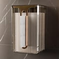 thumbnail image 1 of Estuche porta pañuelos Rectángulo transparente con tapa Práctico contenedor de pañuelos faciales para el dormitorio del hotel Baño del dormitorio del Marrón Macarena Estuche porta pañuelos, 1 of 8