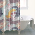 thumbnail image 5 of 36" x 72" Cute Axolotl Shower Curtain - Kawaii Cartoon Fantasy Creature Bathroom Decor, Waterproof Fade-Resistant Polyester with Metal Grommets & Hooks, Quick Dry Machine Washable for Home/Hotel, 5 of 5