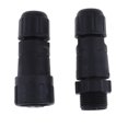 thumbnail image 2 of Junta 2/3/4 del zócalo del enchufe del conector del cable de alambre de la impermeable IP67 3 pines Sunnimix Conector de cable a prueba de agua, 2 of 7