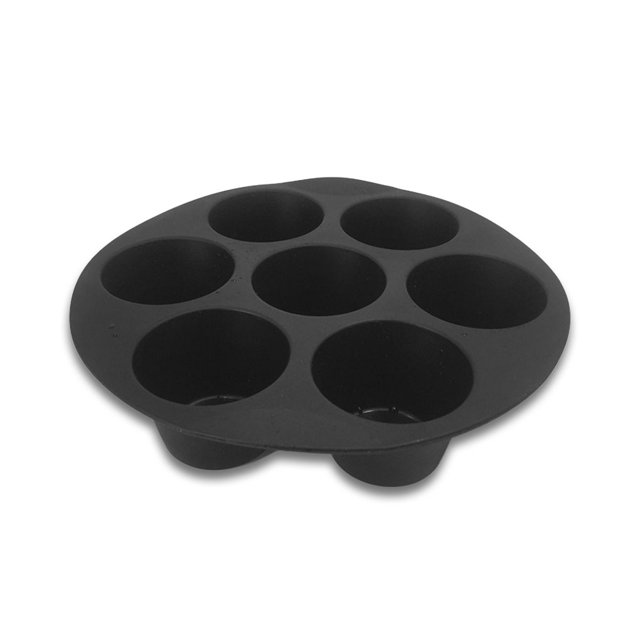 Moyic Air Fryer Cake Cup Mold Antiadherente 7 Tazas Hornear Cupcake Muffin Pan Reutilizable Cocina Pastelería Utensilios para hornear 8 pulgadas Cocina y Comedor 7 pulgadas Moyic HA063565-01