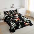 thumbnail image 3 of jejeloiu Cute Christmas Reindeer Full Size Comforter Sets,Xmas Theme Tree Bedding Comforter Set,White Snowflake Bedding Sets For Child,Luxury Bedroom Decor Reversible,3pcs, 3 of 8