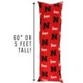 thumbnail image 2 of Nebraska Cornhuskers Big Comfy Body Pillow - 20" x 60", 2 of 2