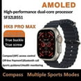 thumbnail image 3 of Hk8 Pro Max Ultra Smart Watch Men 49mm Amoled Screen Compass Nfc Smartwatch-yky, 3 of 5
