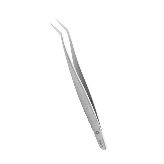 Professional eyelash tweezers EXPERT 41 TYPE 9 (L-shaped,35′) TE-41/9