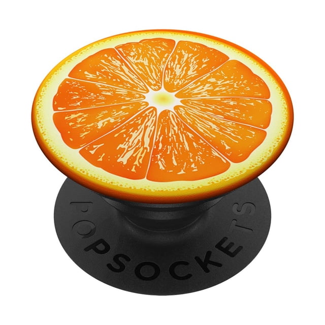 Adhesivo PopSocket para teléfono Fire Fit Designs, color naranja