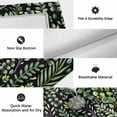 thumbnail image 5 of Green Leaves Outdoor Rug 5x7 Ft, Non Slip Washable Area Rug, Elegant Pastoral Summer Botanical Watercolor Patio Rugs Carpet Runner, Large Floor Mat for Indoor/Outdoor Deck Porch Camping, 5 of 8