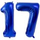 thumbnail image 1 of Globo de foil LVMOQIQIU de 40" número 17 azul marino, 1 of 7