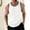 White, variant on WAVSUF Summer Sports Sleeveles Vest for Mens Solid Color Quick Dry Tank Tops Round Neck Pullover Gray Size 2XL