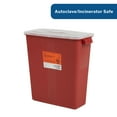 thumbnail image 4 of McKesson Sharps Container, Stackable, Locking Lid, Red, 3 gal, 12 in x 6 in x 13.5 in, 1 Ct, 4 of 10