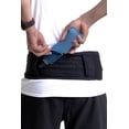 thumbnail image 2 of Cangurera Deportiva Riñoneras Negro con Cinturón Elástico para Hombre y Mujer, 2 of 9