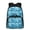 Blue Shark Pattern, variant on Rainbow Donut Girls Backpack with Detachable Lunch Bag Ages 8-10 Primary School Bags Attached Lunch Box 2 in 1 Lightweight Knapsack 17 Inch