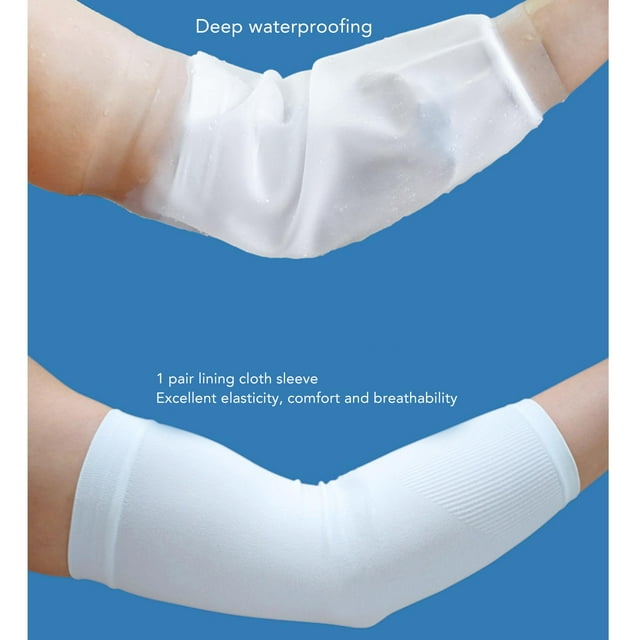 <p>Upper Arm Cast Cover For Shower Waterproof Upper Arm Line Sleeve Protector Silicone Elbow Cast Cover</p>