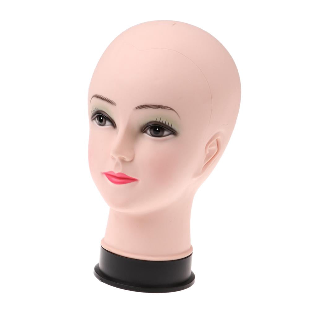 Dualoai Professional Female Cosmetology Mannequin Manikin Head Eyelashes Makeup Massage