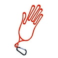 thumbnail image 2 of NIBOLOG ABS Golf Gloves Holder Hand Shaped High Strength Golf Gloves Rack With Carabiner for Outdoor, 2 of 8