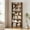 7-Tier Rustic Brown, variant on Yaheetech 7-Tier Wooden Bookshelf with Adjustable Open Shelves, Rustic Brown