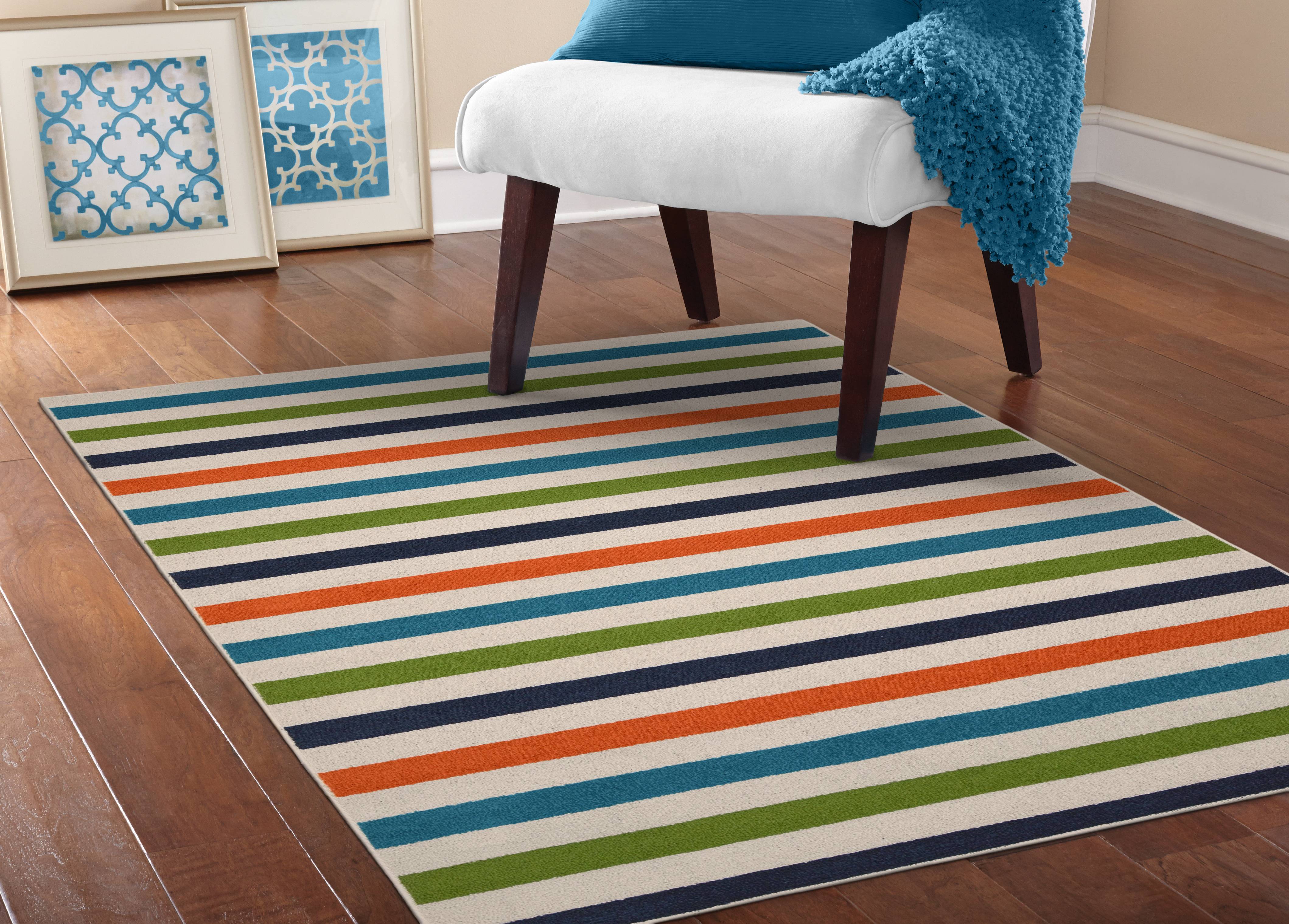 Garland Rug Summer Stripe Area Rug