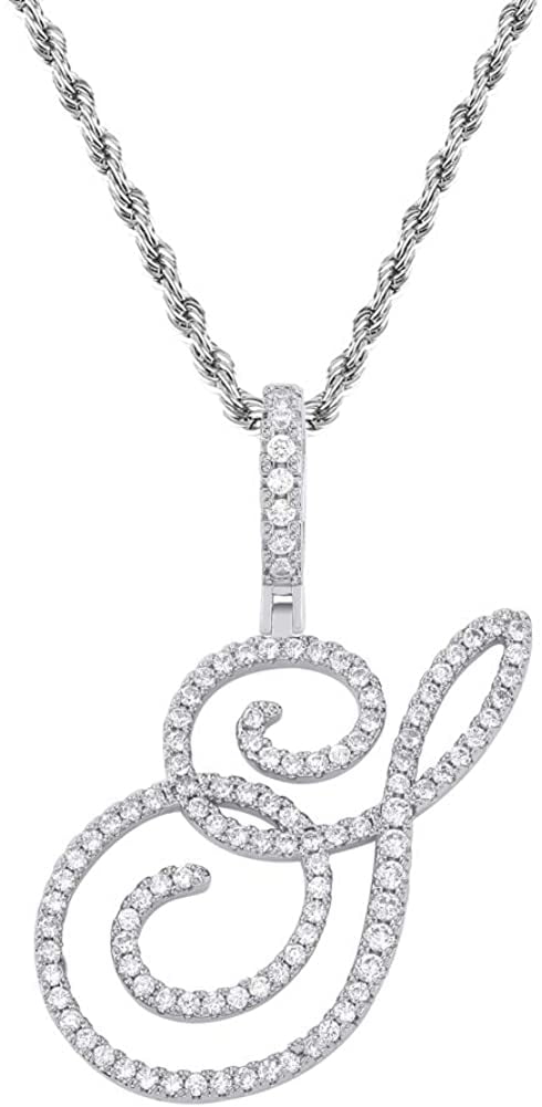 Platinum/Rose Gold Plated Zircon Christmas Flower Pendant Rope Chain Necklace 