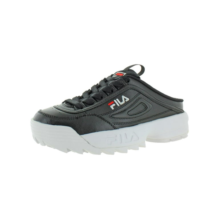 buiten gebruik Bijlage bestrating Fila Womens Disruptor II Trainers Leather Mule Sneakers - Walmart.com