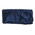 thumbnail image 2 of Mantel redondo de lentejuelas de poliéster de 47'', color azul marino, 2 of 9