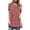 Pink, variant on Tunic T Shirts for Women Summer Casual Short Sleeve Crewneck Loose Fit Plain Tshirts Blouse Tunic Tops