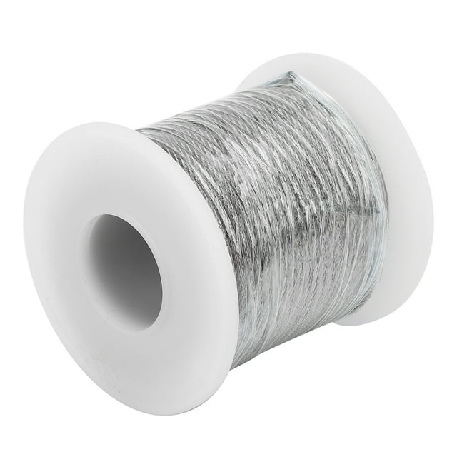 Stainless Steel Wire Rope, Stainless Steel Rope Robust Weatherproof 49ft for Garden Trellis Plant Fencing