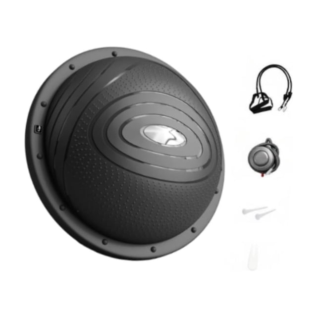 S SERENABLE Balance Ball Multipurpose Lightweight AntiSlip for Indoor Outdoor Planks Gym black