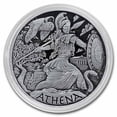 thumbnail image 3 of 2022 Tuvalu 1 oz Silver Antiqued Gods of Olympus (Athena), 3 of 4