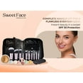 thumbnail image 4 of 15 pc STARTER KIT w/BRUSHES & CASE (DEEP TAN) Mineral Makeup Foundation Blush Bronzer Illuminating Veil Set Bare Skin Matte Powder, 4 of 6