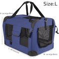 thumbnail image 2 of Cat Carrier Pet Carrier Bag Dog Crate 28"x 20"x 20"Portable Collapsible with Soft Warm Blanket/Bowl for Puppy Up to 30 lbs Sturdy Transport Carrier Long Trips/Traveling/Indoor/Outdoor, 2 of 14