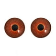 thumbnail image 2 of Deep Amber Honeycomb Glass Eyes, 2 of 8