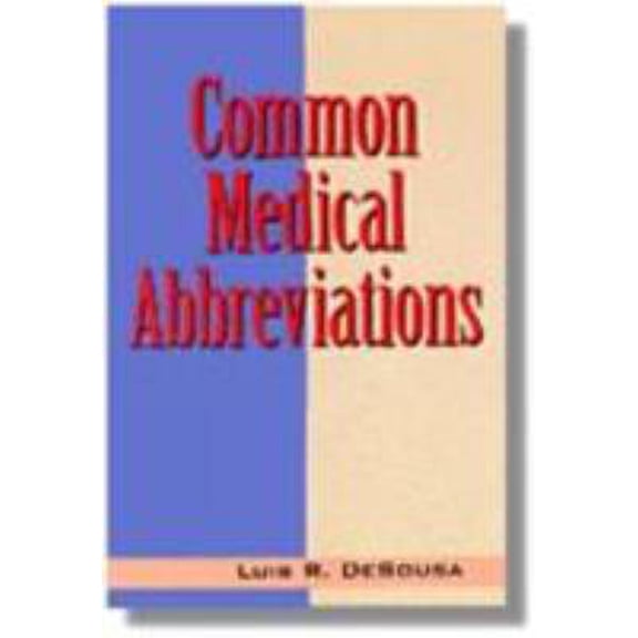 Pre-Owned Common Medical Abbreviations (Paperback) 0827366434 9780827366435