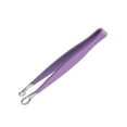 thumbnail image 2 of Universal Nose Hair Trimming Tweezers Round Tipped Tweezers for Facial Nasal Violet, 2 of 10