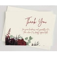 thumbnail image 4 of MPC Brands Blank Funeral Thank You Cards - Sympathy Bereavement Thank You Cards With Envelopes - Message Inside (25 Red Floral), 4 of 5