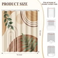 thumbnail image 2 of Inadays Shower Curtain Liner Mid Century Modern Navy Blue Boho Leaves Shower Heavy Duty Curtains Bathroom Decor Sets Waterproof with Hooks, 72x72in, 2 of 9