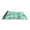 thumbnail image 2 of Ahgly Company Indoor Square Abstract Light Blue Modern Area Rugs, 7' Square, 2 of 4