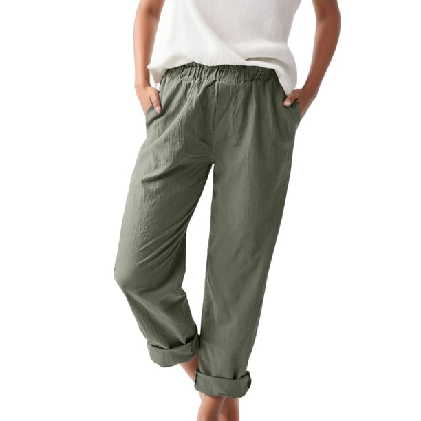 WILLBEST Pantalones Casuales de Mujer con Estampado de Moda, Pantalones Holgados de Pierna Ancha para Una Comodidad Elegante y Un Uso Versátil. Mediana