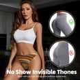 thumbnail image 4 of Thongs for Women - Colorful Swirl No Show Seamless Womens Thongs Underwear, Soft Stretch G String Thongs for Women,Cuteness Ladies Thong Bikini Panties Briefs, 4 of 5
