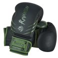 thumbnail image 4 of Revansh Sports Training Series Boxing Gloves Made of Genuine Leather Black / Green - 12 oz, 4 of 8