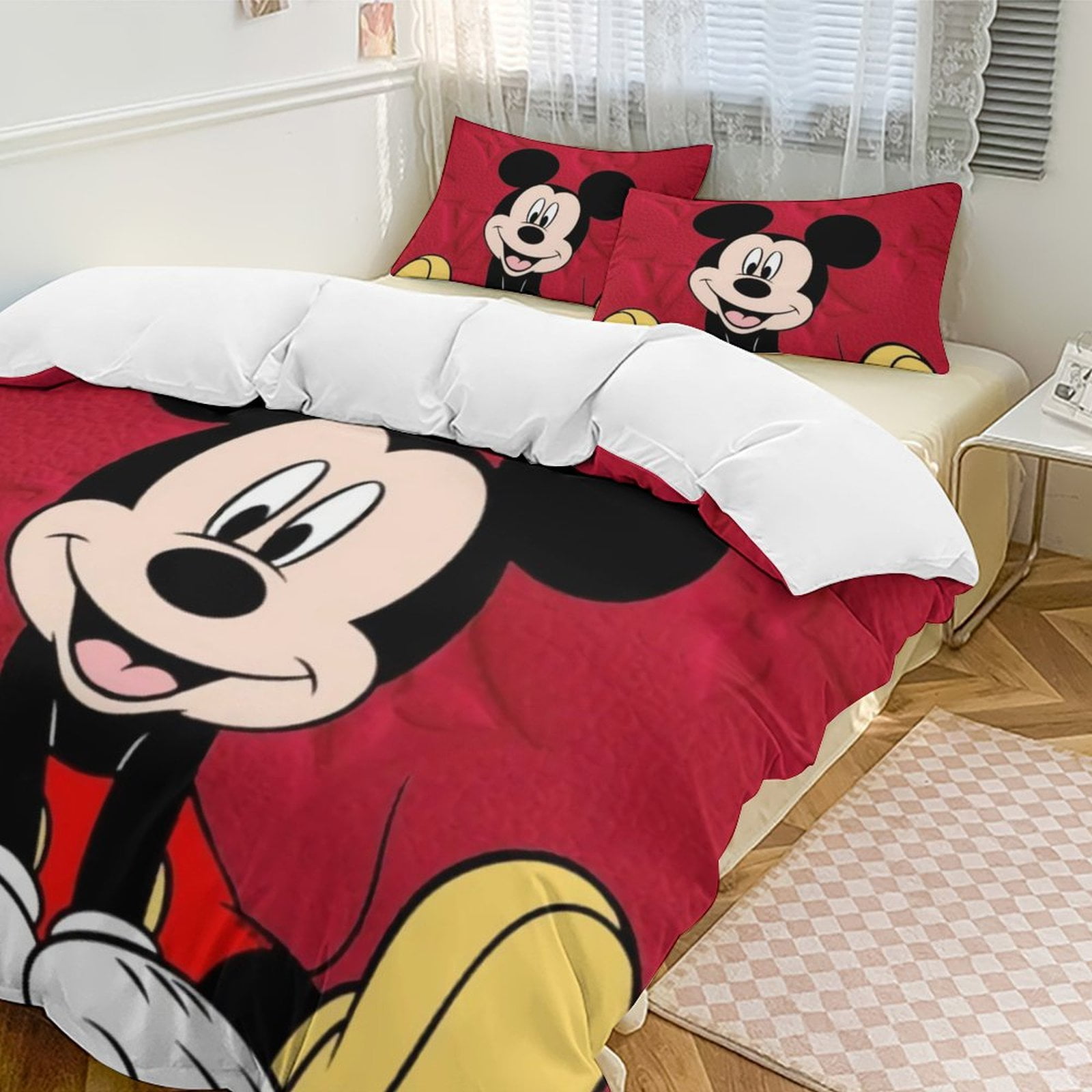 Cartoon 3-Piece Comforter Set, Personalized Bedding Decor for Kids And Teens (86"x70"+ 20 X 30in)