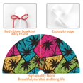 thumbnail image 4 of Yiaed Hawaii Palms Print Christmas Tree Skirt , Tree SkirtsTree Mat for Christmas Winter Holiday Indoor Decorations-48", 4 of 7