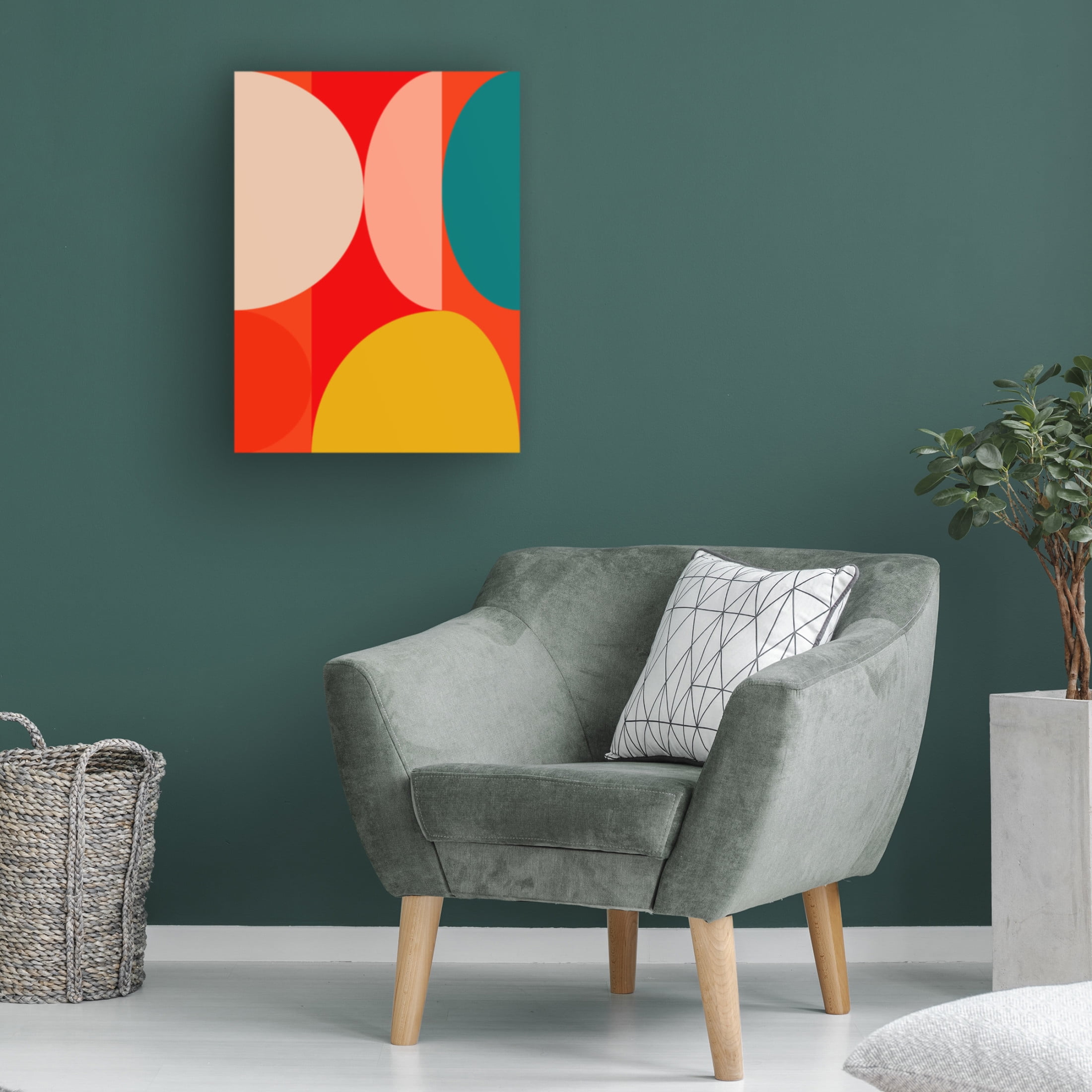 Trademark Fine Art Ana Rut Bre Mid Century Pastel 13 Canvas Wall Art