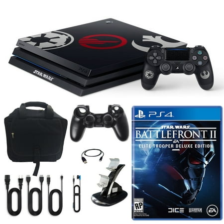 PlayStation 4 Pro Limited Edition Star Wars Battlefront 2 1TB Console and Accessories