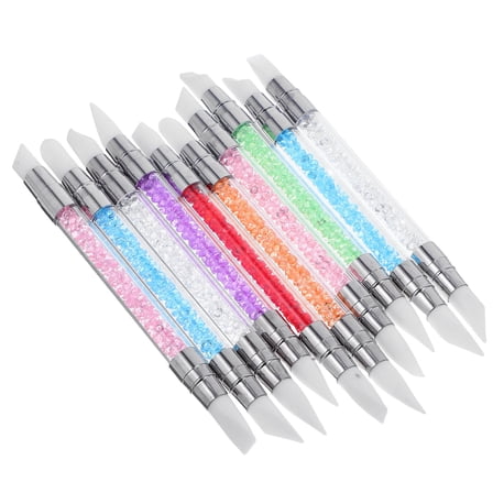 Supvox Nail Art Design Brush Gel Polish Brush Assorted Color 10Pack