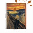 thumbnail image 3 of The Scream Edvard Munch Canvas Print, Wall Decor for Living Room Bedroom Home Office Hallway Studio Lounge, 3 of 8