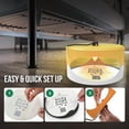 thumbnail image 6 of Aspectek Sticky Dome Flea and Bed Bug Trap – Yellow & White (2-Pack) – Bed Bug, Flea Bed Bug Trap, Bed Bugs, 6 of 8
