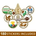 thumbnail image 3 of Football Stickers Round Football Sticker Kit Football Decoration Football Party Supplies, 3 of 5