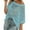 n-518Blue2483, variant on CUSTG Women's T-Shirts Hollow Out Short Sleeve T Shirt Summer Casual Knit Tops Beach Cover Up Daily Wear Comfortable Breathable Fashion Tee Versatile O-Neck Steetwear