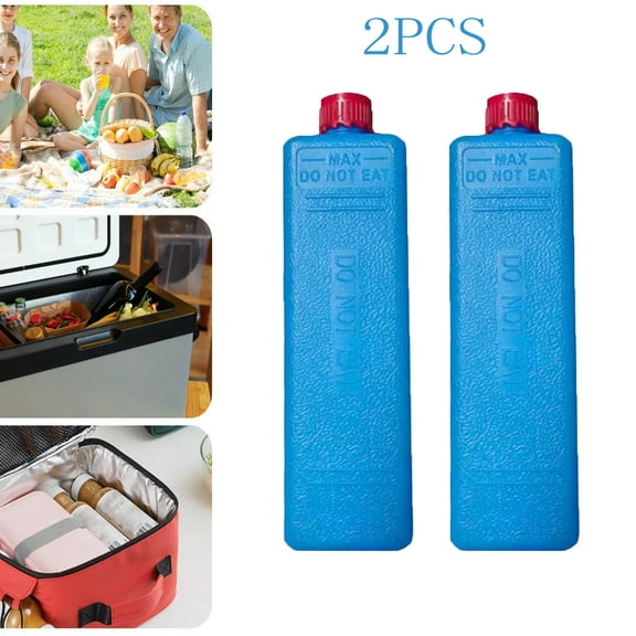 Ice Blocks for Cool Bags,Ice Blocks for Cooler ,Long Lasting Reusable Freezer Blocks,Ice Packs 4Pcs Long Lasting Freezer Blocks Reusable Portable Cooler Freezer Ice Packs Cool for Refrigerator Fan