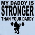thumbnail image 2 of CafePress - My Daddy Is Stronger Than Your Daddy Body Suit - Baby Light Bodysuit, Size Newborn - 24 Months, 2 of 4