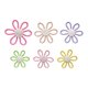 thumbnail image 3 of 6 piezas de flores de margarita tejidas para decoración de pared, ideal para cumpleaños, baby shower Estilo B, 3 of 9